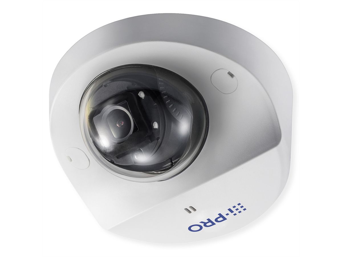 i-PRO WV-S3111L HD 720p Mobile Mini-Dome IP-Kamera, IR, Fixobjektiv 2,8mm, Innenbereich