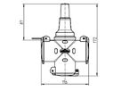 BACHMANN Vollgummi-Schutzkontakt, 3x Kupplung schwarz montierbar