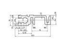SCHROFF Typ H-KD stabil, kurzes Dach - MODULSCH. VORNE 42TE H KD