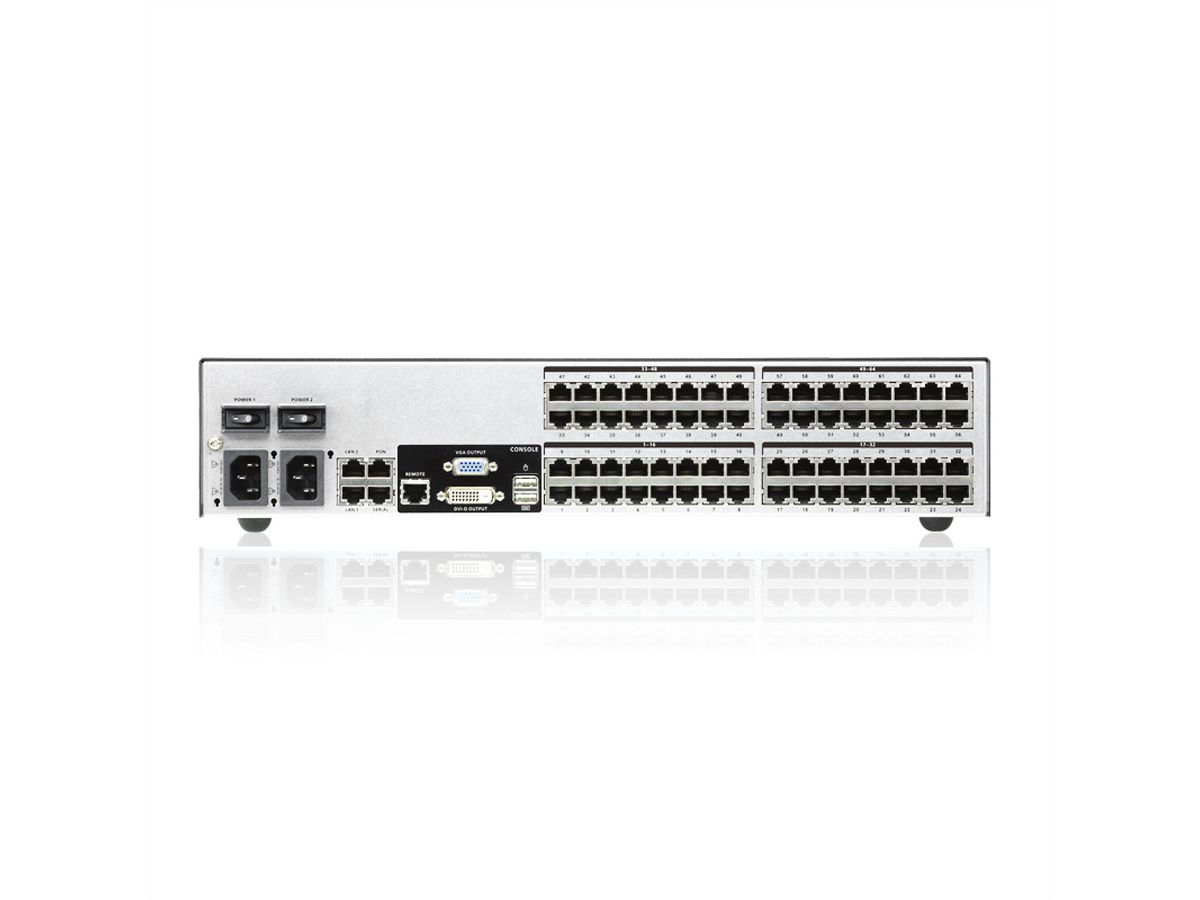 ATEN KN4164V KVM-IP-Switch, 64 Port, 5-Bus mit Vitual Media
