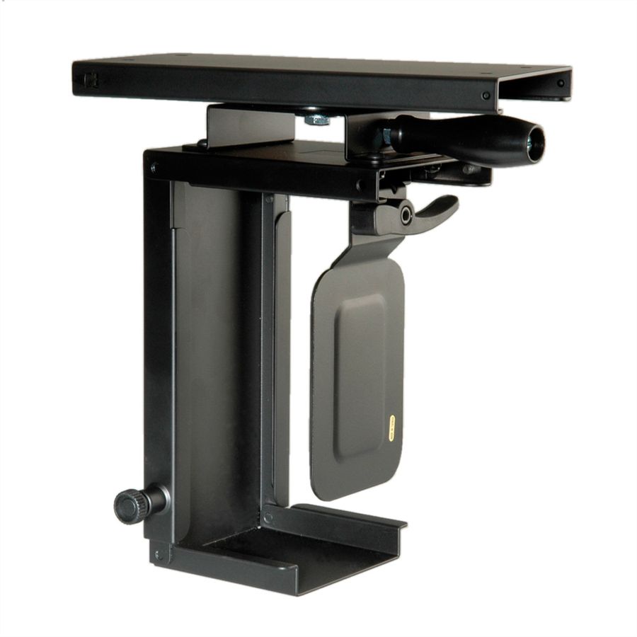 ROLINE Mini-PC-Halterung ausziehbar, drehbar, schwarz