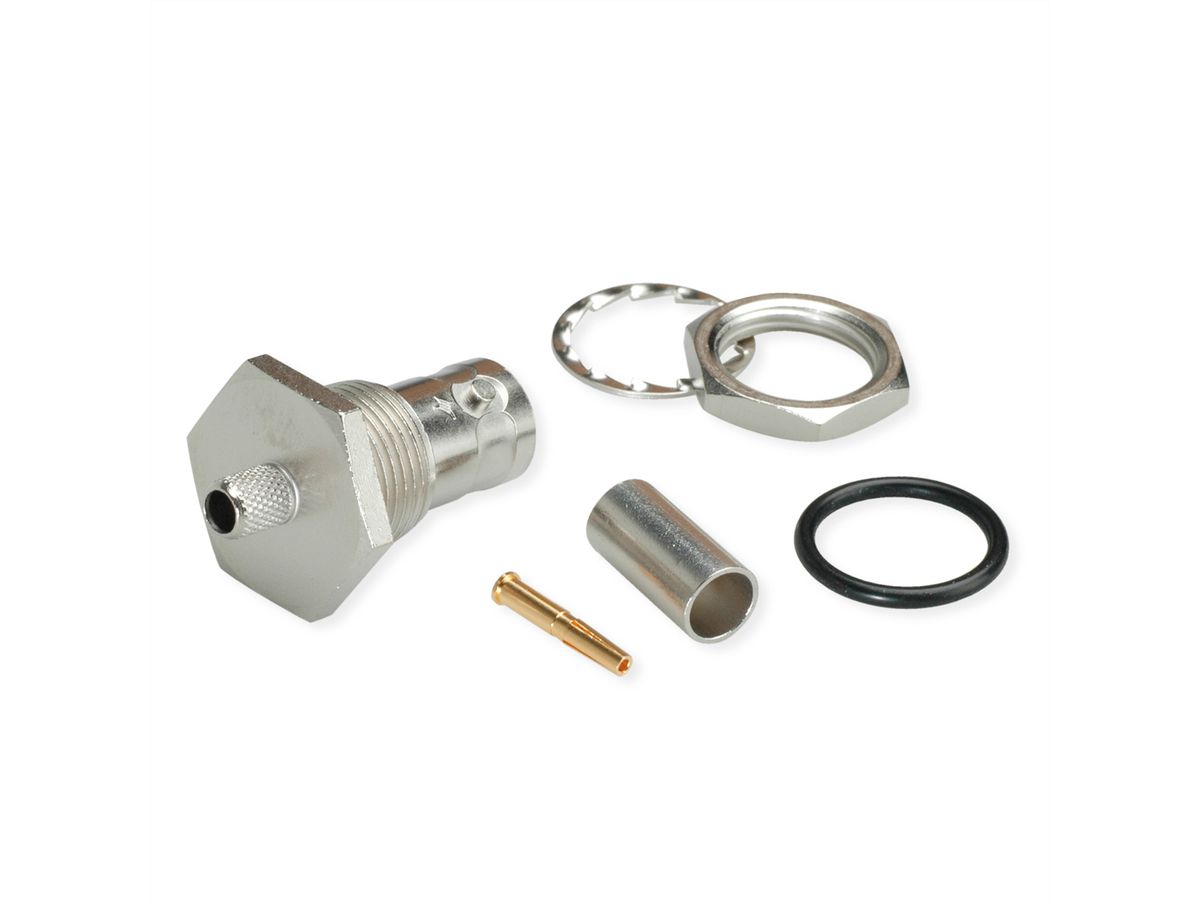 TELEGÄRTNER BNC-Kabeleinbaubuchse 50 Ohm für RG-58C/U