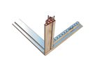 SCHROFF GESTELL HD-U 20HE 553B1000T RAL7021