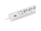 BACHMANN 19" 1,5HE 7xCEE7/3 ws 1xSPD Strom 2,0m CEE7/7