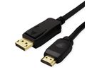 VALUE DisplayPort Kabel DP - UHDTV, ST/ST, schwarz, 1 m