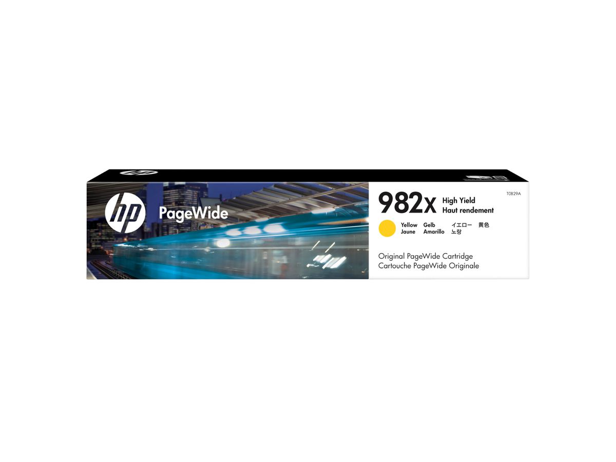 HP 982X Gelb Original PageWide-Patrone mit hoher Reichweite