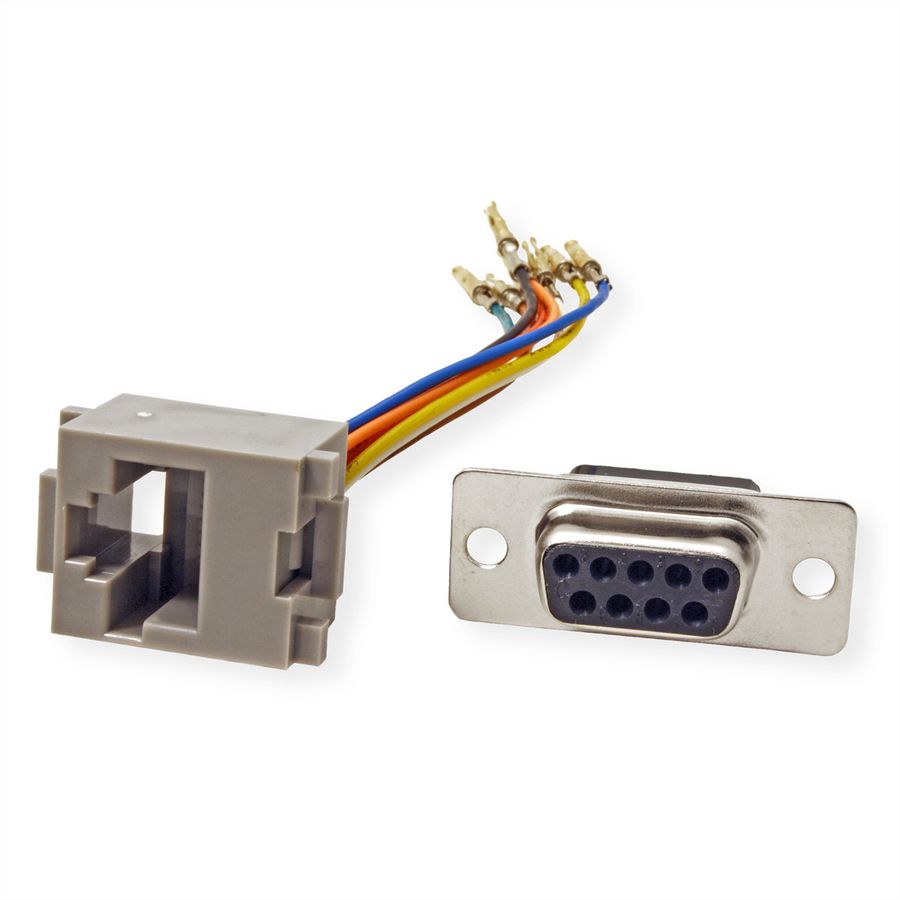 ROLINE DB9 Buchse-RJ45 Buchse 8P/8C 8Ltg., silberfarben