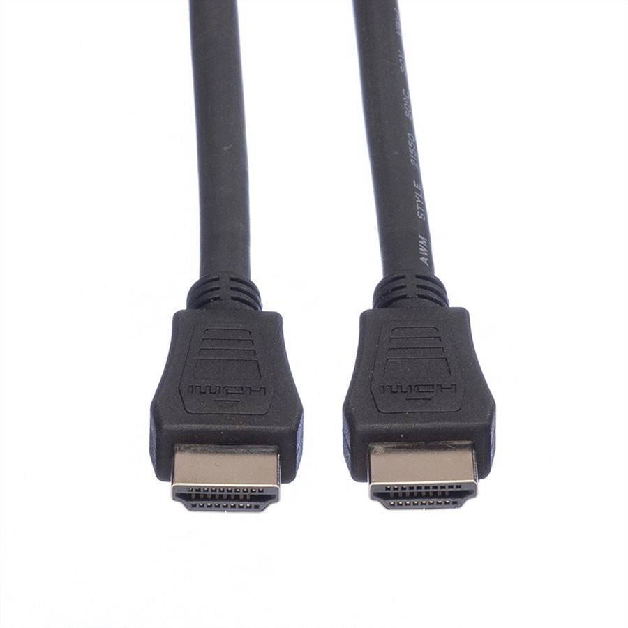 VALUE HDMI High Speed Kabel mit Ethernet, LSOH, schwarz, 2 m