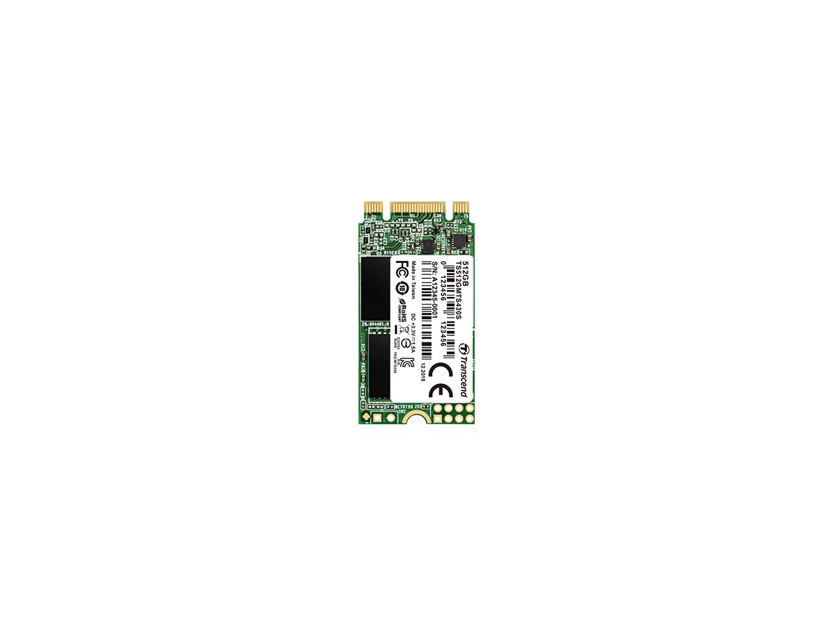 Transcend 430S M.2 512 GB Serial ATA III 3D NAND