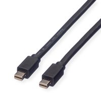 ROLINE DisplayPort Kabel, Mini DP ST - Mini DP ST, schwarz, 3 m