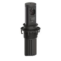 BACHMANN ELEVATOR2 1xP40 1xUSB C, Wireless Charger 15W RAL9005 0,5m ISV