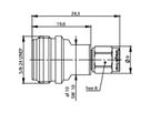 TELEGÄRTNER Adapter N-Buchse / SMA-Stecker