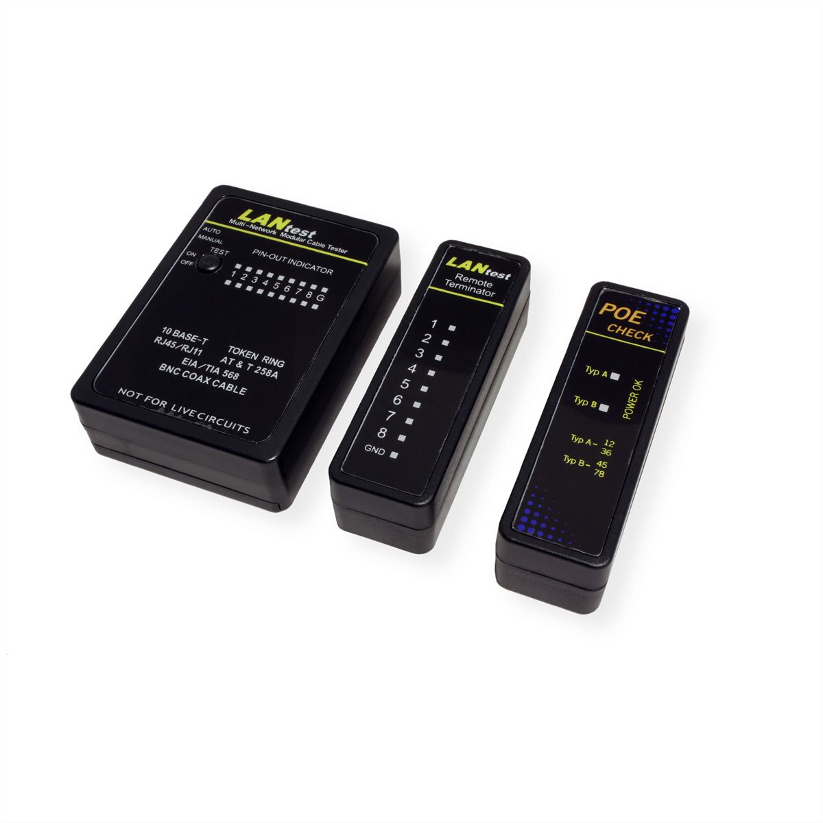 VALUE LANtest Multi-Network Kabel- & PoE-Tester