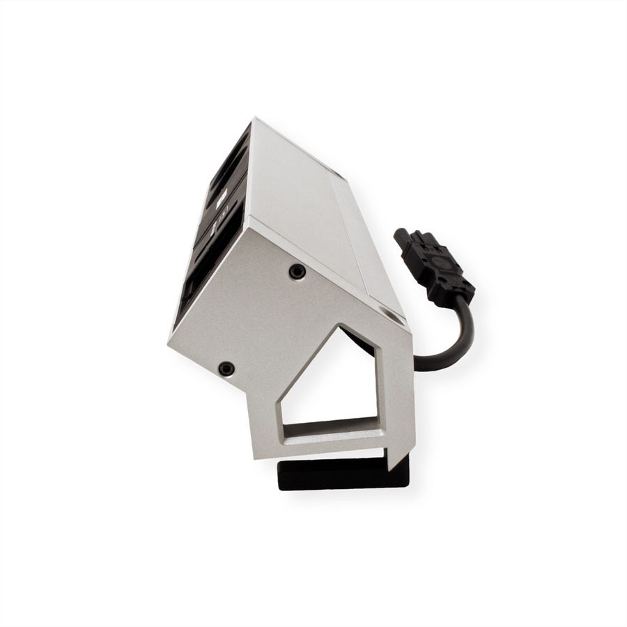 BACHMANN DESK2 2x Schutzkontakt 1x USB-Charger 1x ABD, GST18 Inox