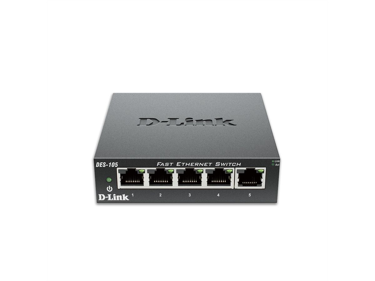 D-Link DES-105/V/E 5-Port Switch
