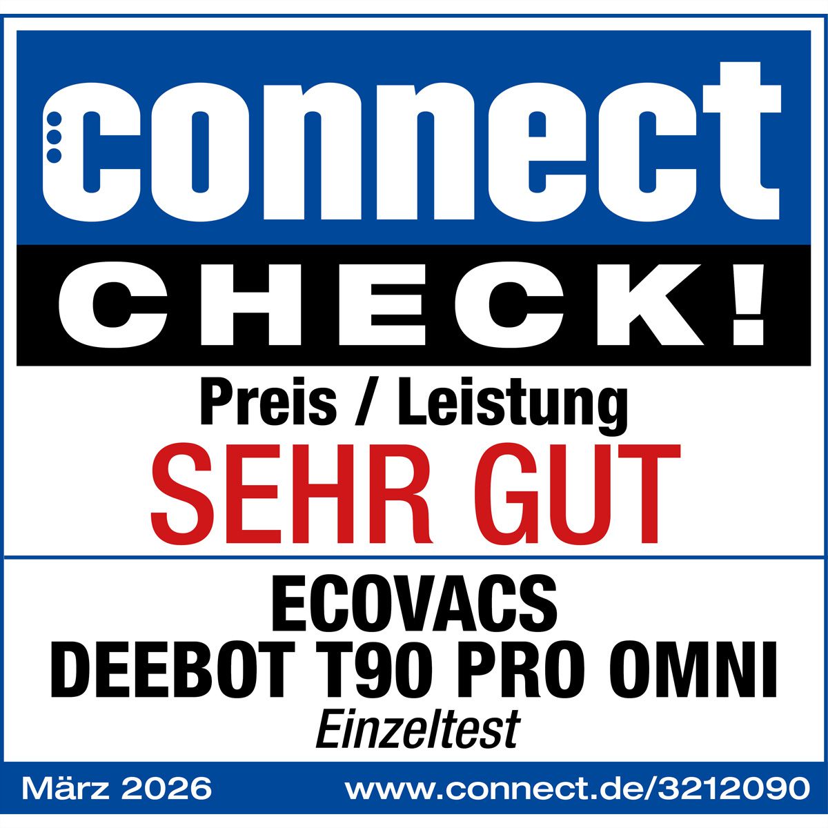 Ecovacs Saugroboter T90 PRO OMNI Deebot, schwarz