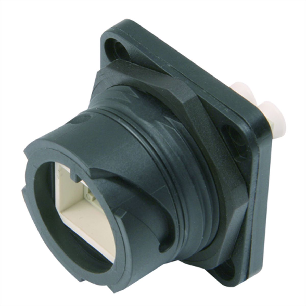 TELEGÄRTNER STX V1 Flanschset, LC-D Kupplung MM