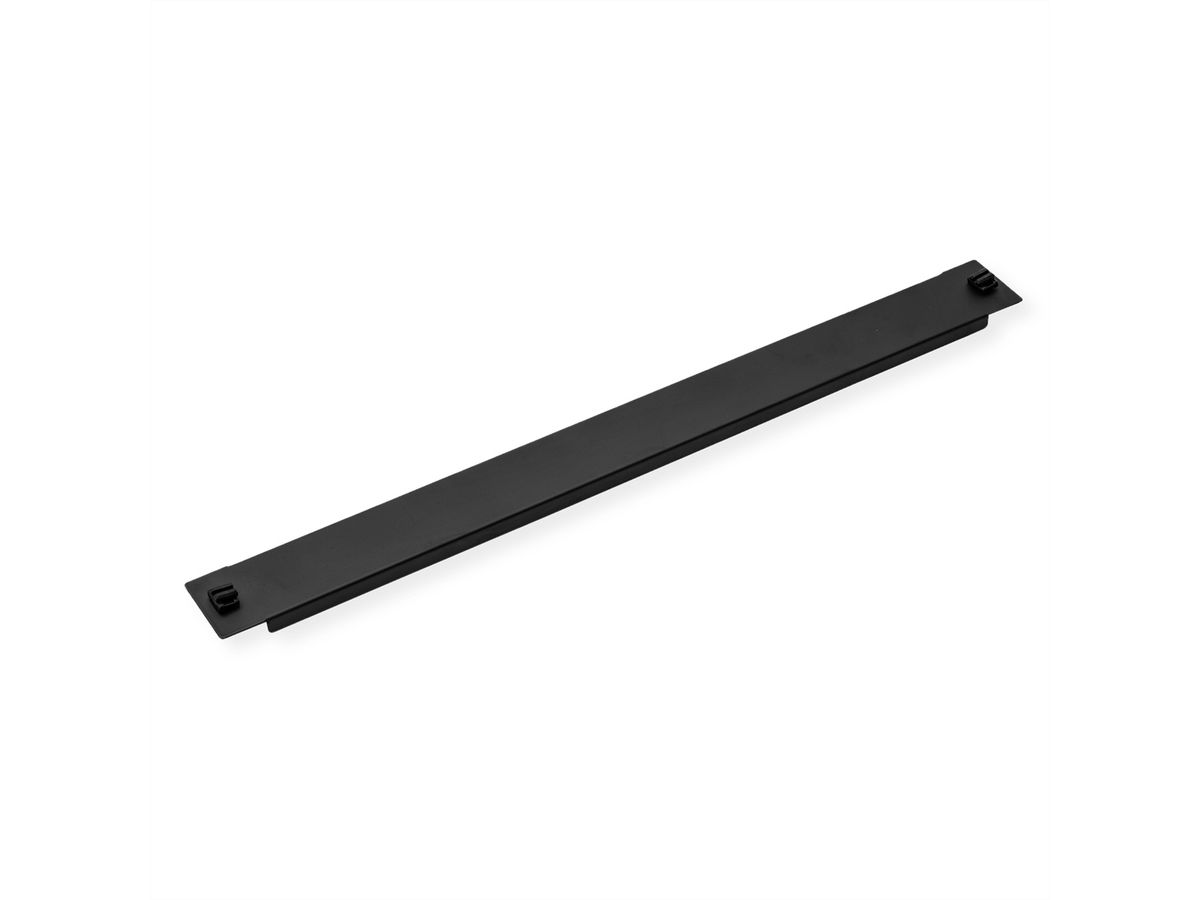 VALUE 19"-Blindplatte Snap-in, 1 HE, schwarz