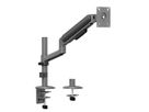 STANDARD Monitorarm zur Mastbefestigung, Mechanische Feder, 17–32 Zoll, max. 10 kg, schwarz