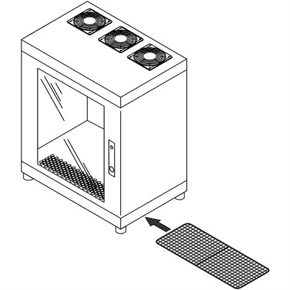 SCHROFF Ersatzfiltermatte - ERSATZ FILTER 300/400 (3ST)