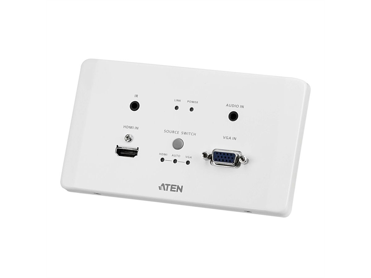 ATEN VE2812AEUT HDMI & VGA HDBaseT Transmitter EU Wandplatte