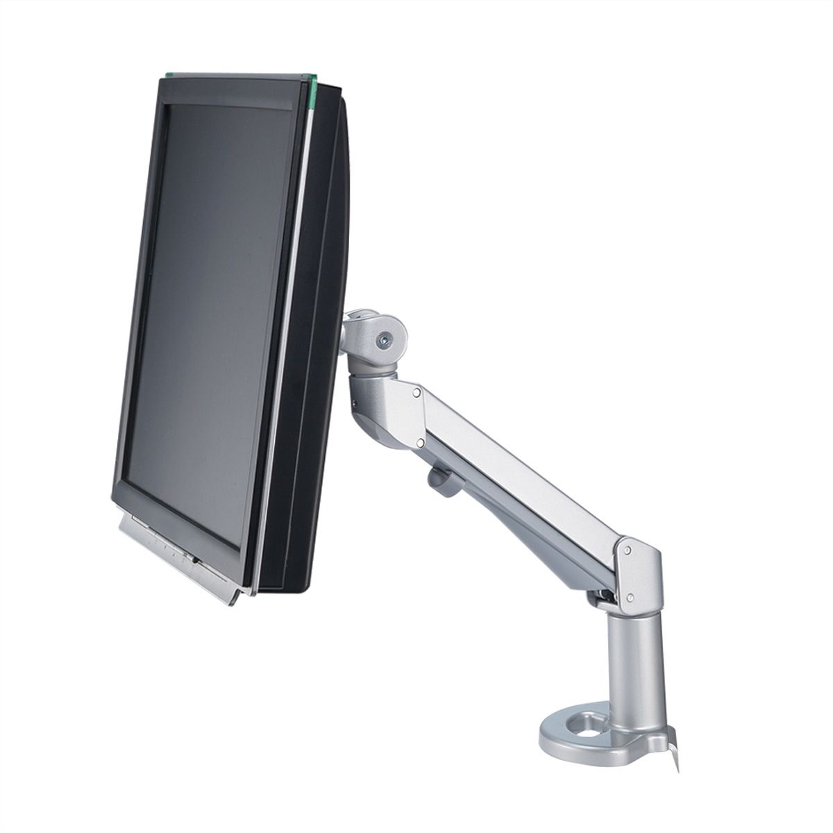 ROLINE LCD-Arm, Tischmontage, Gasfeder, 4 Gelenke, bis 8 kg