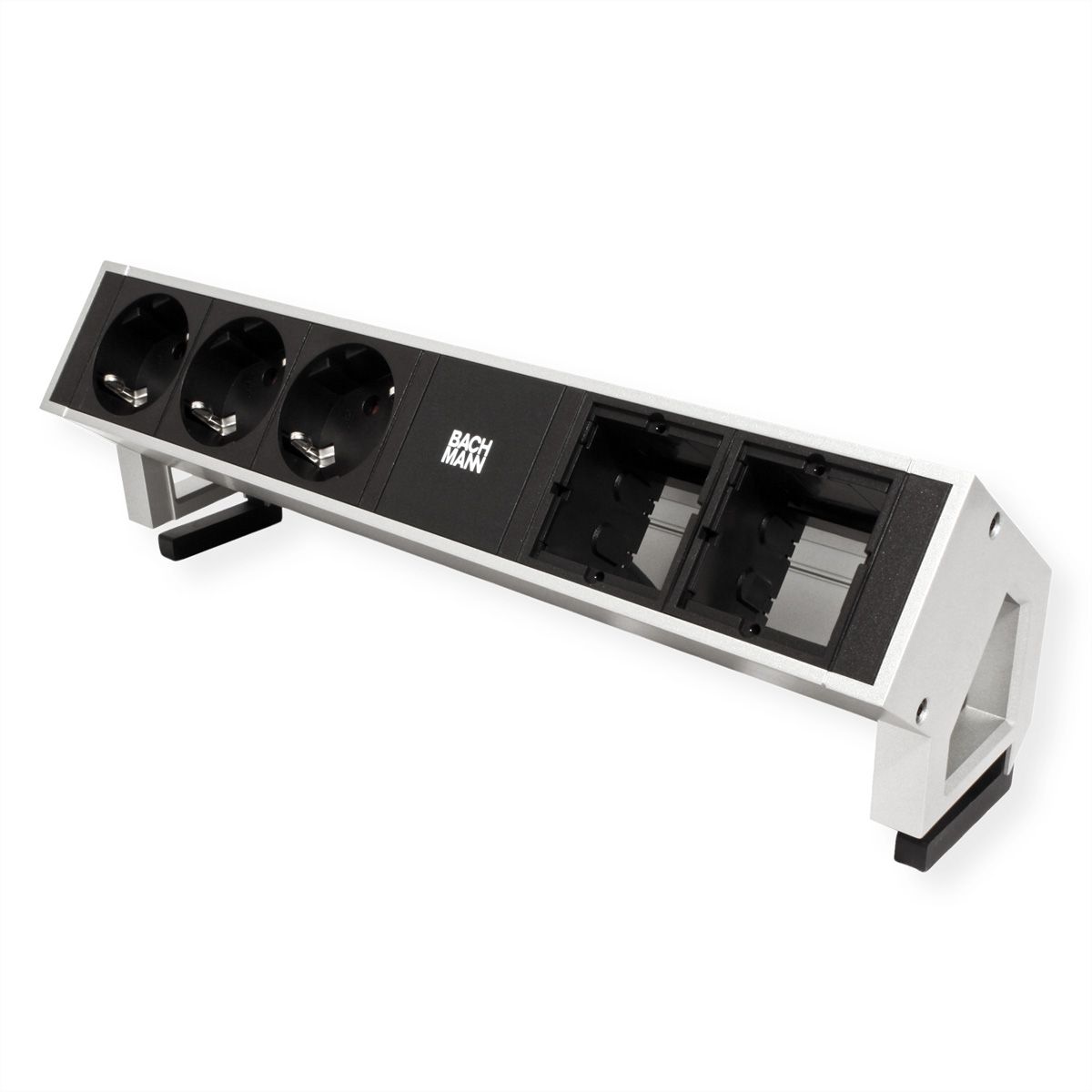 BACHMANN DESK2 3x Schutzkontakt 2x ABD GST18 Inox