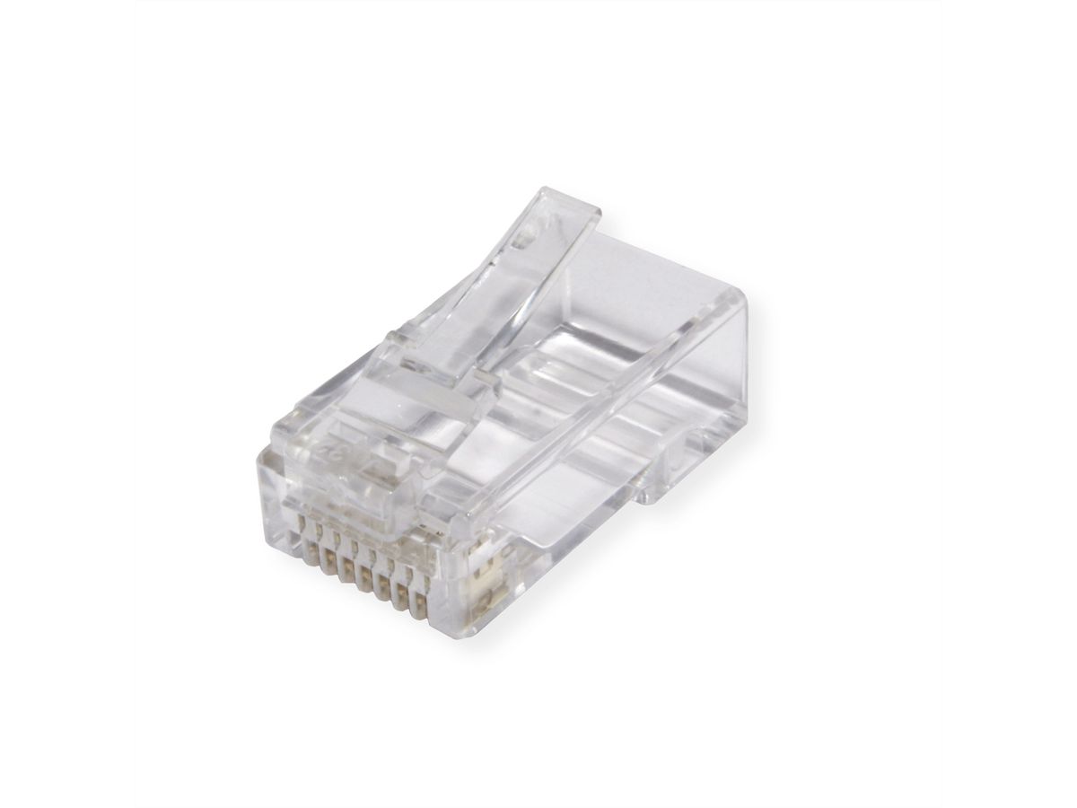 ROLINE Modular Plug ungeschirmt Kat.6A (Class EA), für Massiv-/Litzendraht, 10 St.