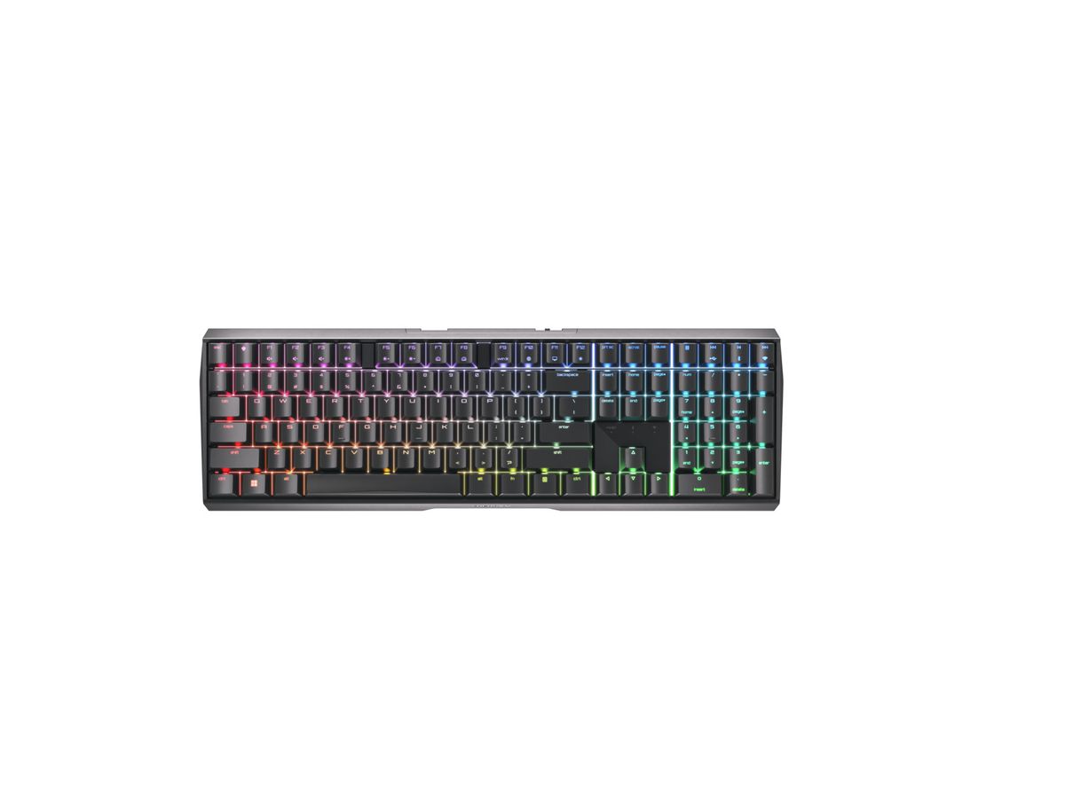 CHERRY MX 3.0S Wireless RGB Tastatur RF Wireless + Bluetooth QWERTY Englisch Schwarz