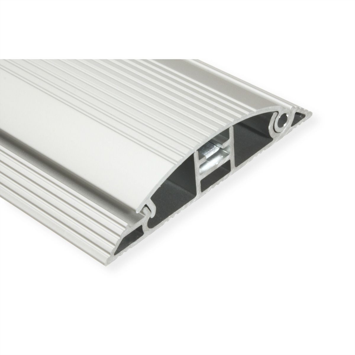 ROLINE Kabel-Brücke, Aluminium, 92 x 22 mm, silberfarben, 1,1 m