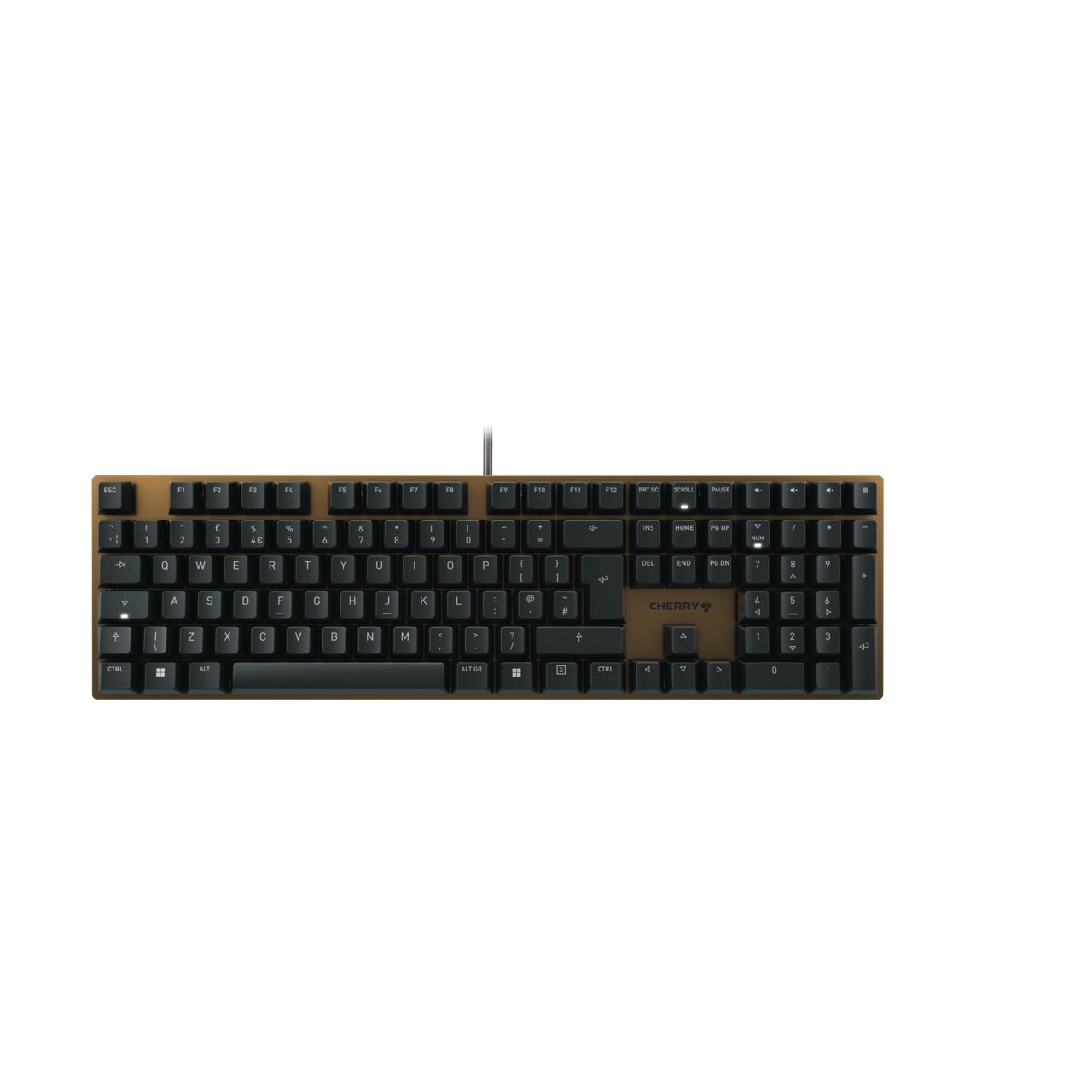 CHERRY KC 200 MX Tastatur Universal USB QWERTY Englisch Schwarz, Bronze