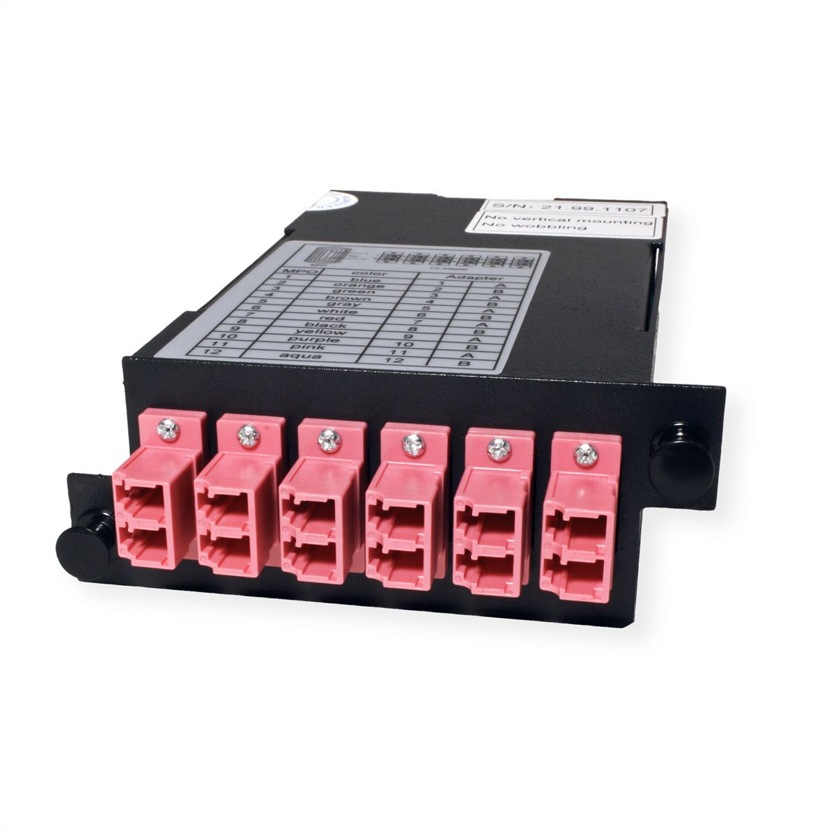 VALUE MPO-Modul, MPO-Stecker / 12x LC-Buchse