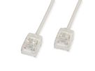 ROLINE UTP DataCenter Patchkabel Kat.6A (Class EA), LSOH, slim, extra kurzer Stecker, grau, 2 m