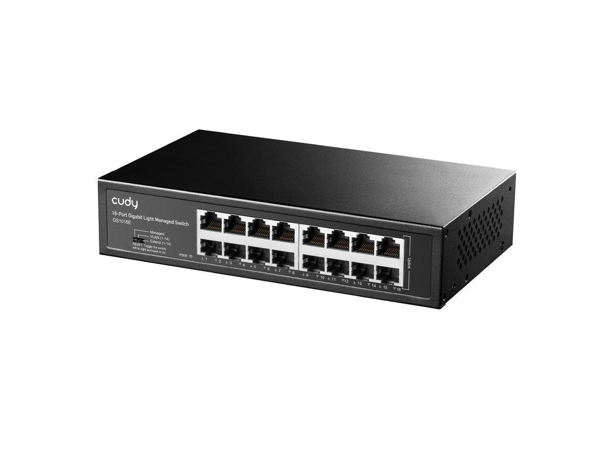 CUDY GS1016E 16-Port Gigabit Switch Light Managed