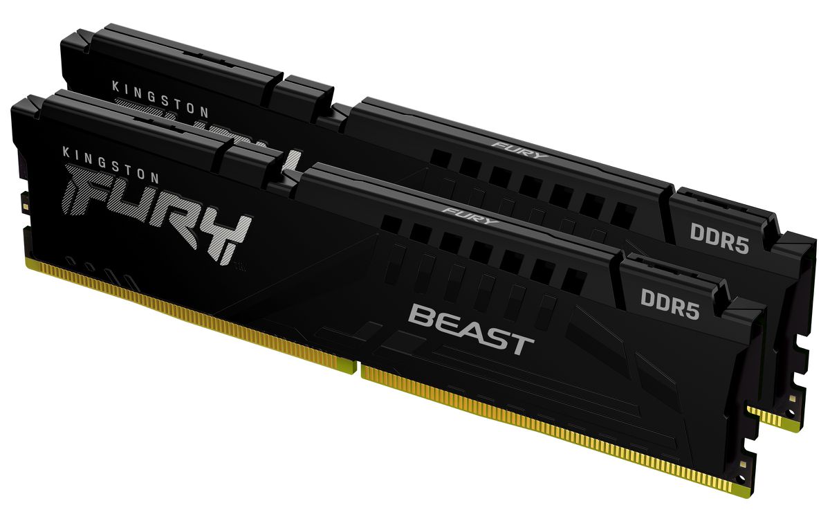 Kingston Technology FURY Beast 32 GB 6400 MT/s DDR5 CL32 DIMM (Kit of 2) Black EXPO
