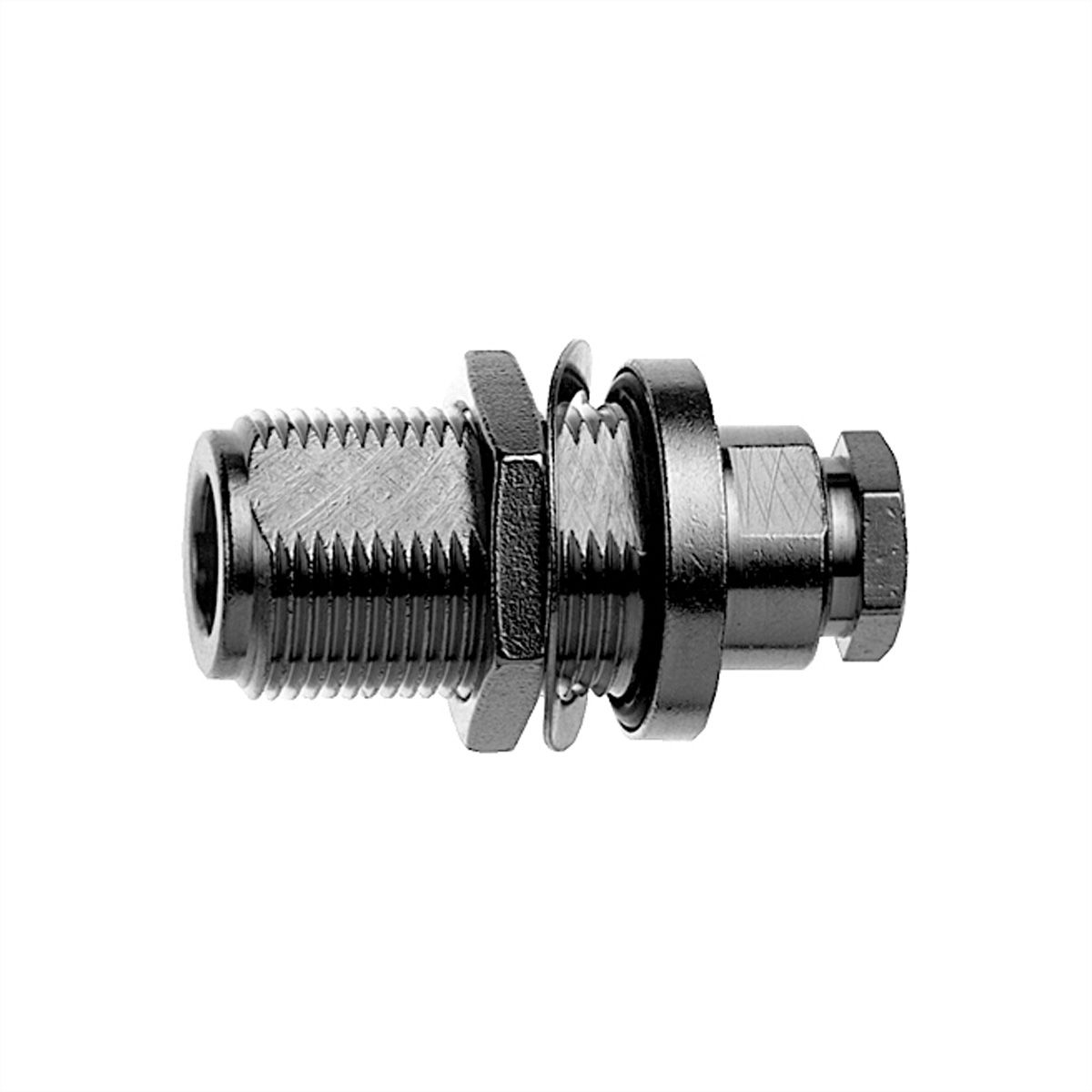 TELEGÄRTNER N-Kabeleinbaubuchse, für RG-58C/U, MIL-Verschraubung