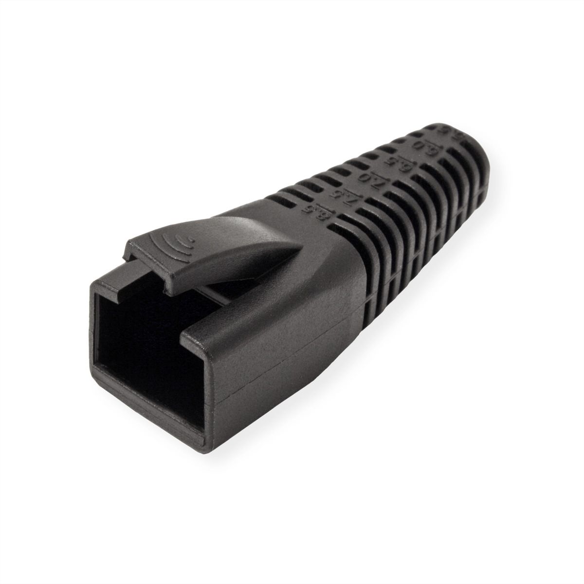 ROLINE Knickschutztülle für RJ-45, 10 Stck, schwarz