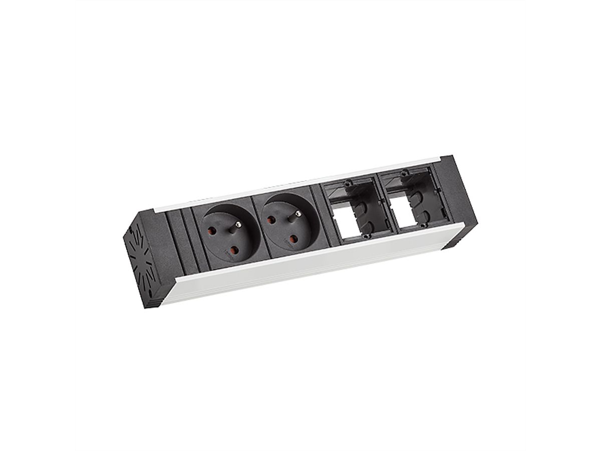 BACHMANN VENID 2xUTE 2xCM Strom 0,2m GST18 schwarz
