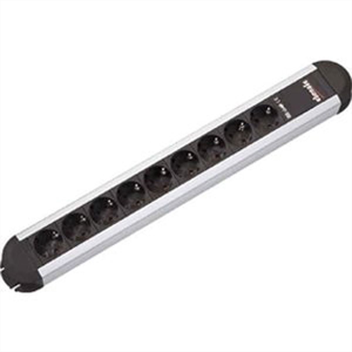 BACHMANN PRIMO Steckdosenleiste 9x Schutzkontakt, Aluminium, 1,75 m