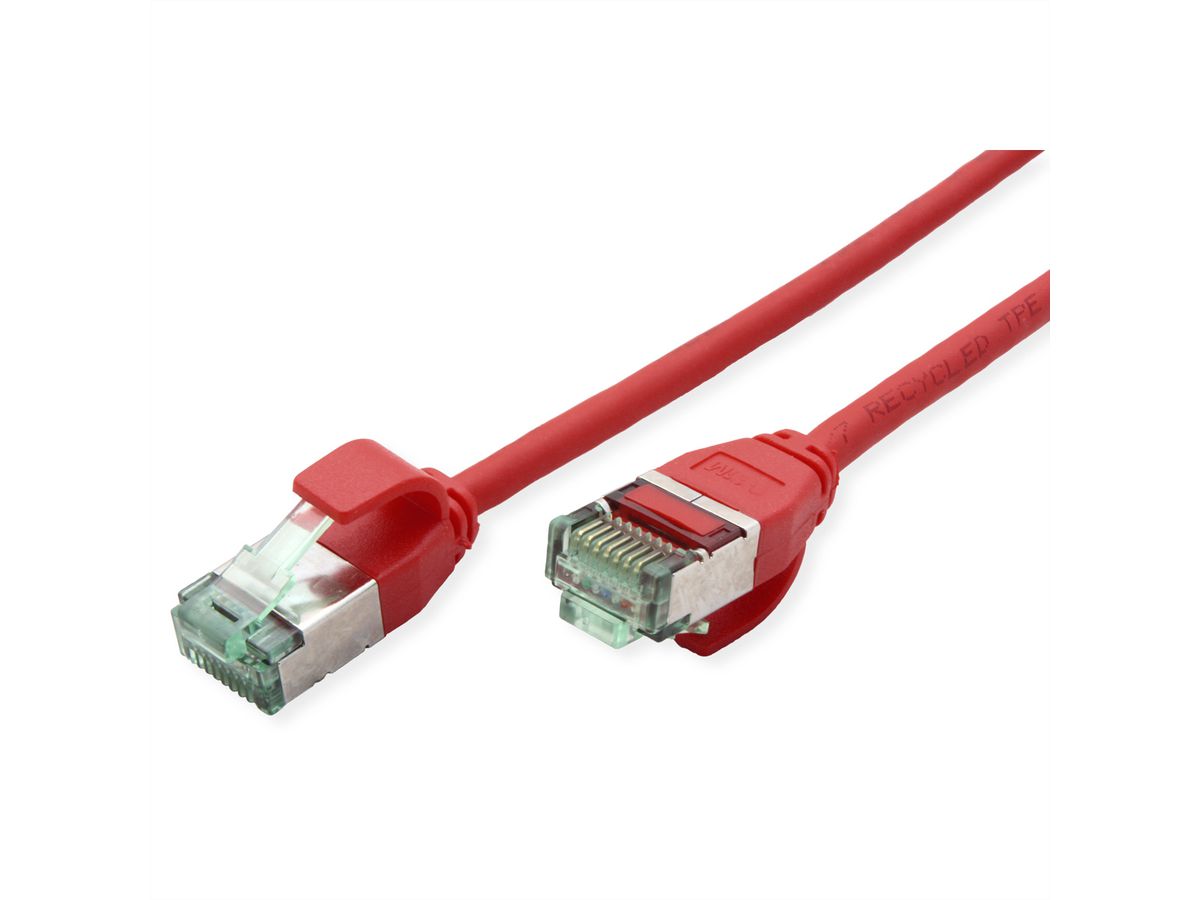 ROLINE RM U/FTP DataCenter Patchkabel Cat.6A (Class EA), slim, rot, 5 m
