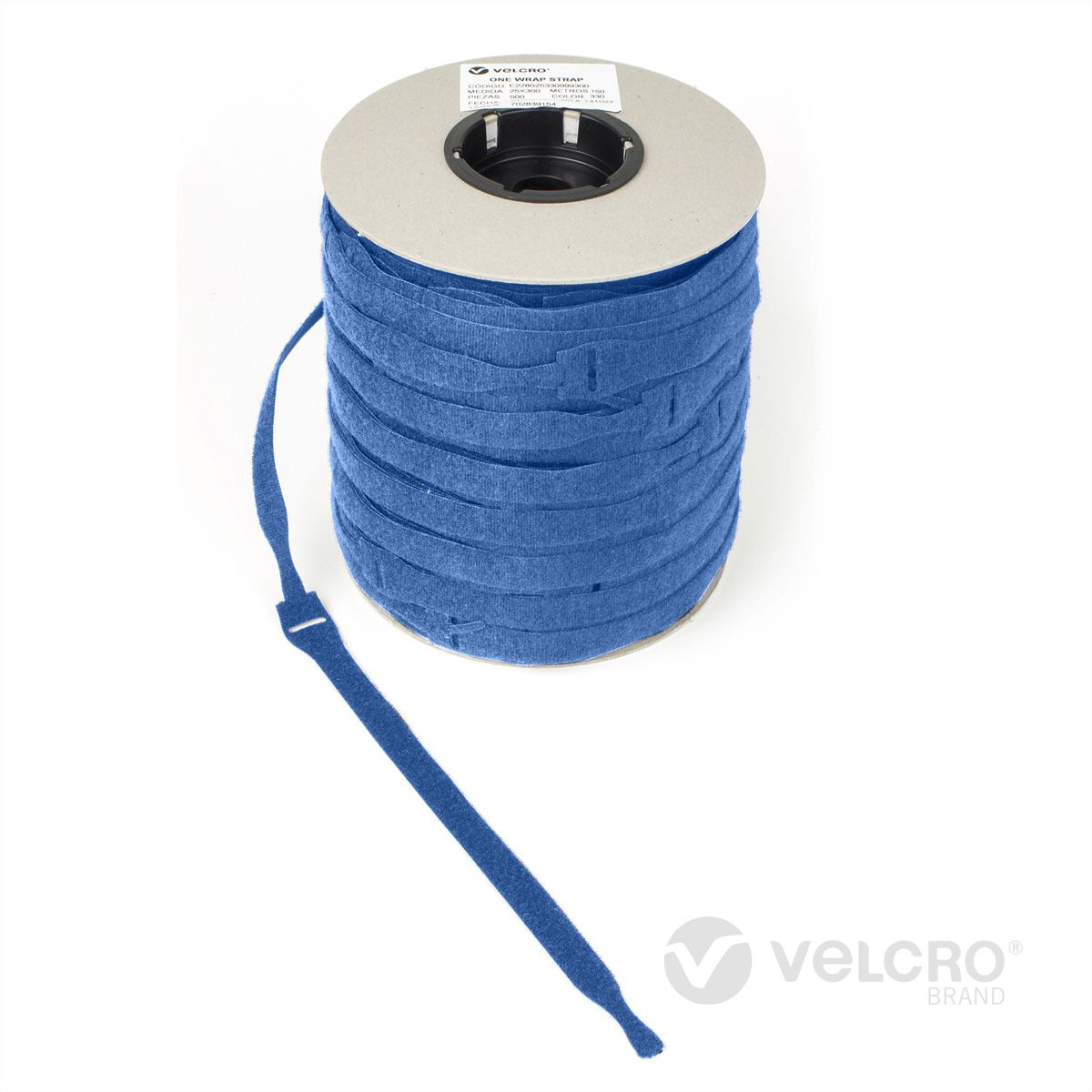 VELCRO® One Wrap® Strap 20mm x 230mm, 750 Stück, blau