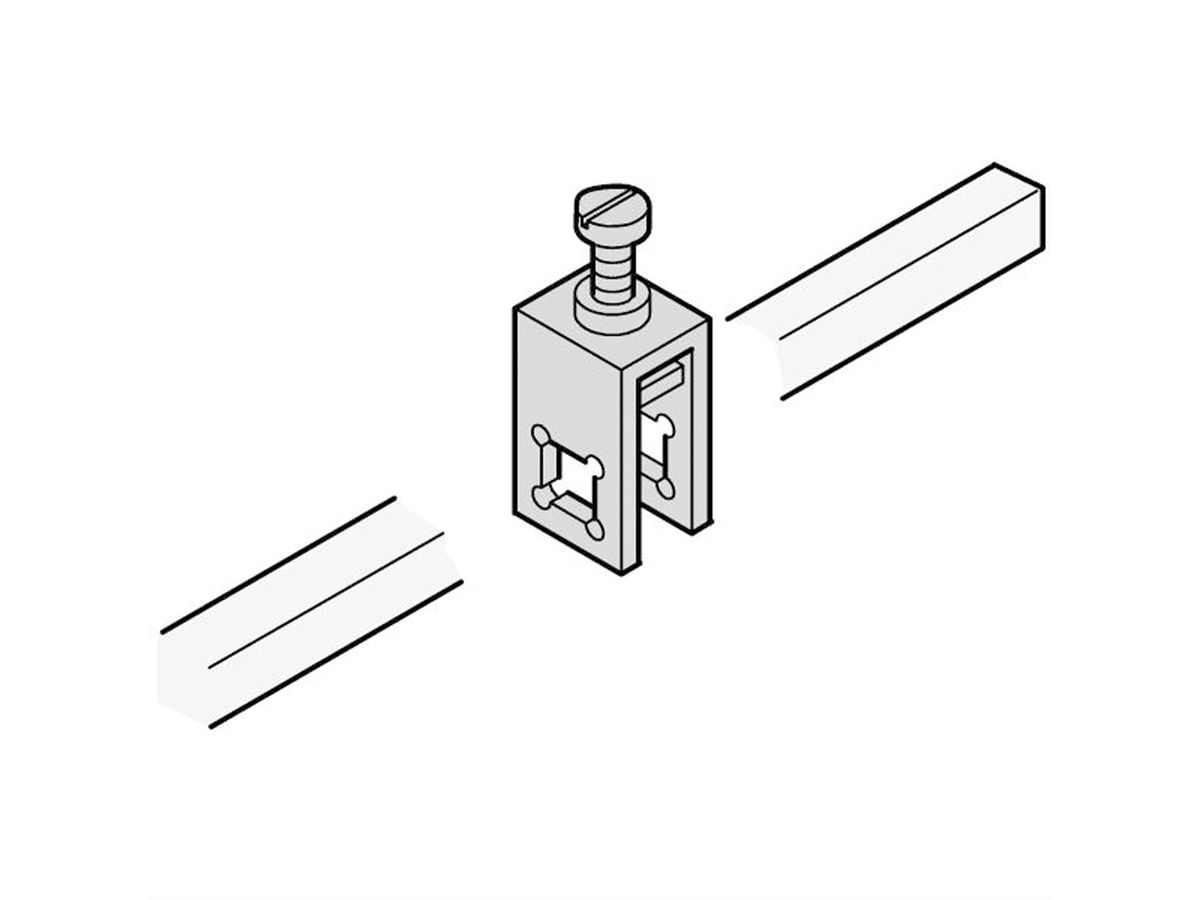SCHROFF Anschlussklemmen für Erdungsschiene - VERTEILERKLEMME 4MM 20STK