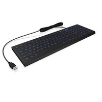 KeySonic KSK-8031INEL-B Hygienetastatur Full-Size Industrietastatur schwarz