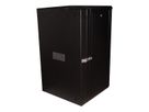 ROLINE 19-Zoll Wandgehäuse Pro 20 HE, 600x600 BxT zweiteilig schwenkbar schwarz