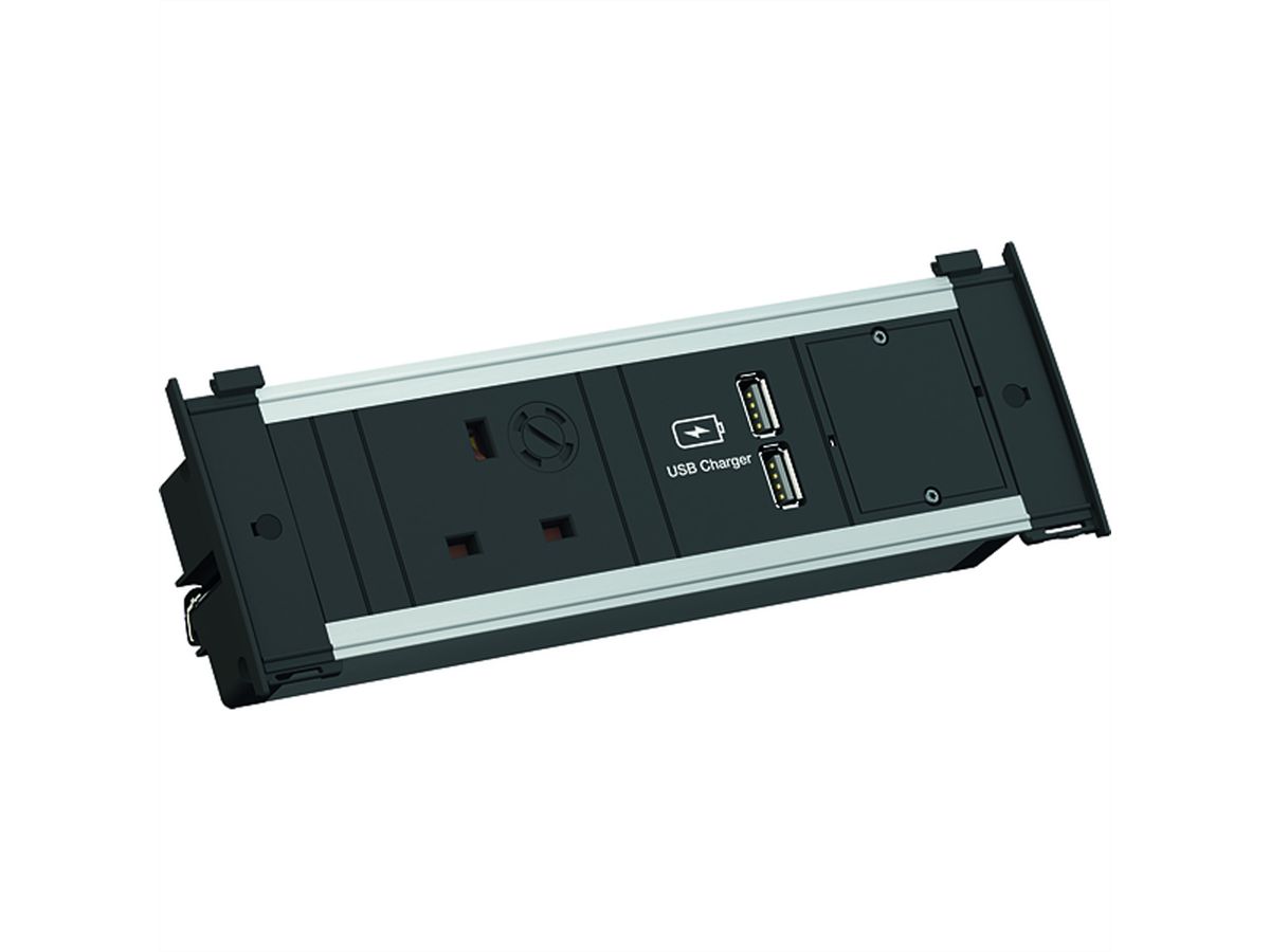 BACHMANN KAPSA S 1xUK 3,15A USB Charger, Strom 2,0m AEH United Kingdom
