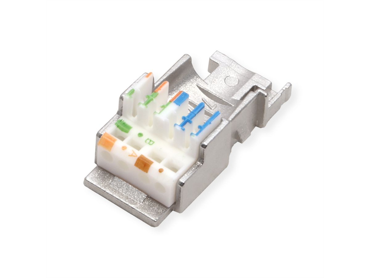 METZ CONNECT E-DAT Modul Kat.6A (Class EA), Kabelmontage ohne Werkzeug
