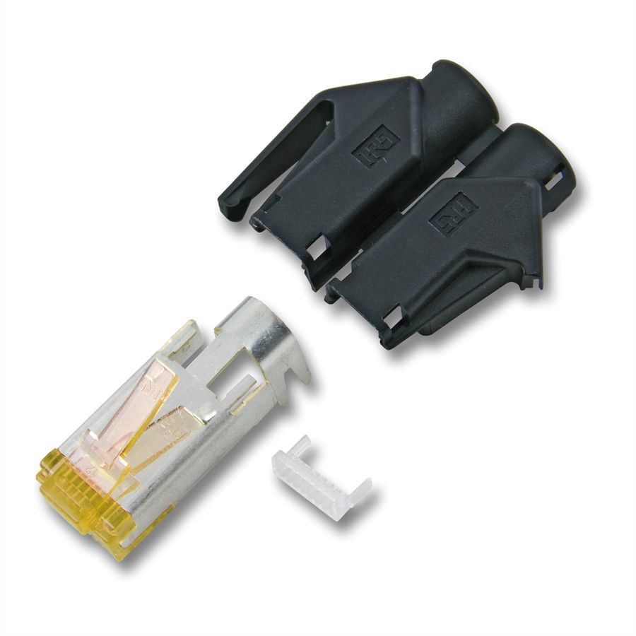 DRAKA Patchkabel Cat.6A (Class EA) S/FTP, UC900 TM31, LSOH, grau, 2 m