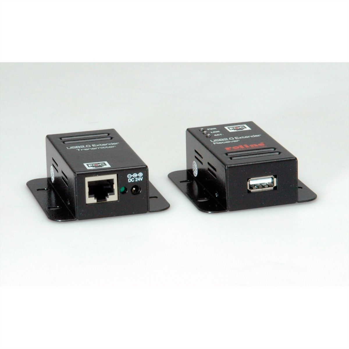 ROLINE USB 2.0 Verlängerung über RJ45, 1x USB, max. 50m