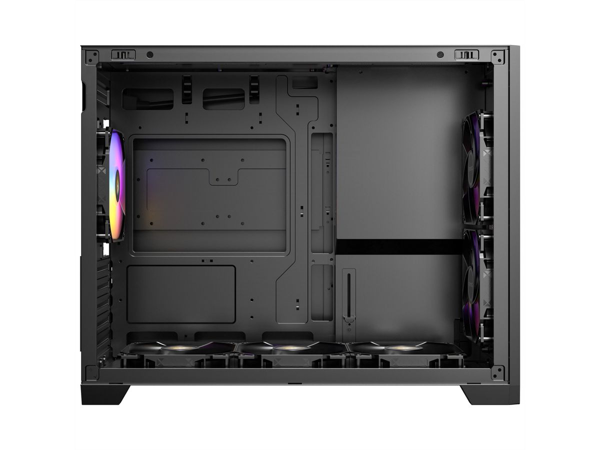 ANTEC FLUX M ATX/Micro-ATX/ITX Midi Tower PC Gehäuse , schwarz