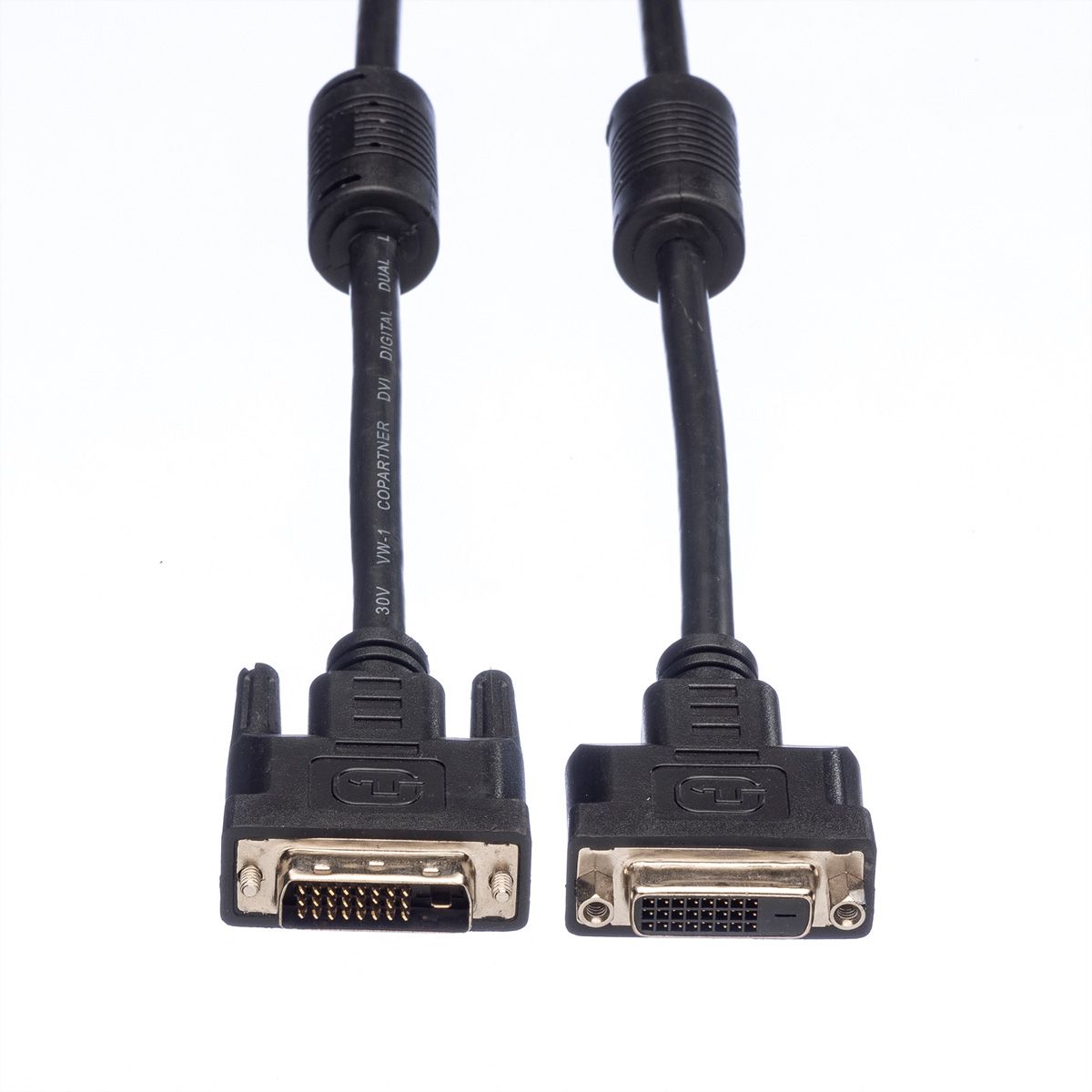 VALUE Verlängerungskabel DVI, DVI ST-BU, (24+1) dual link, 5 m